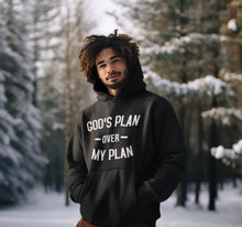 Load image into Gallery viewer, God’s Plan Over My Plan Hoodie
