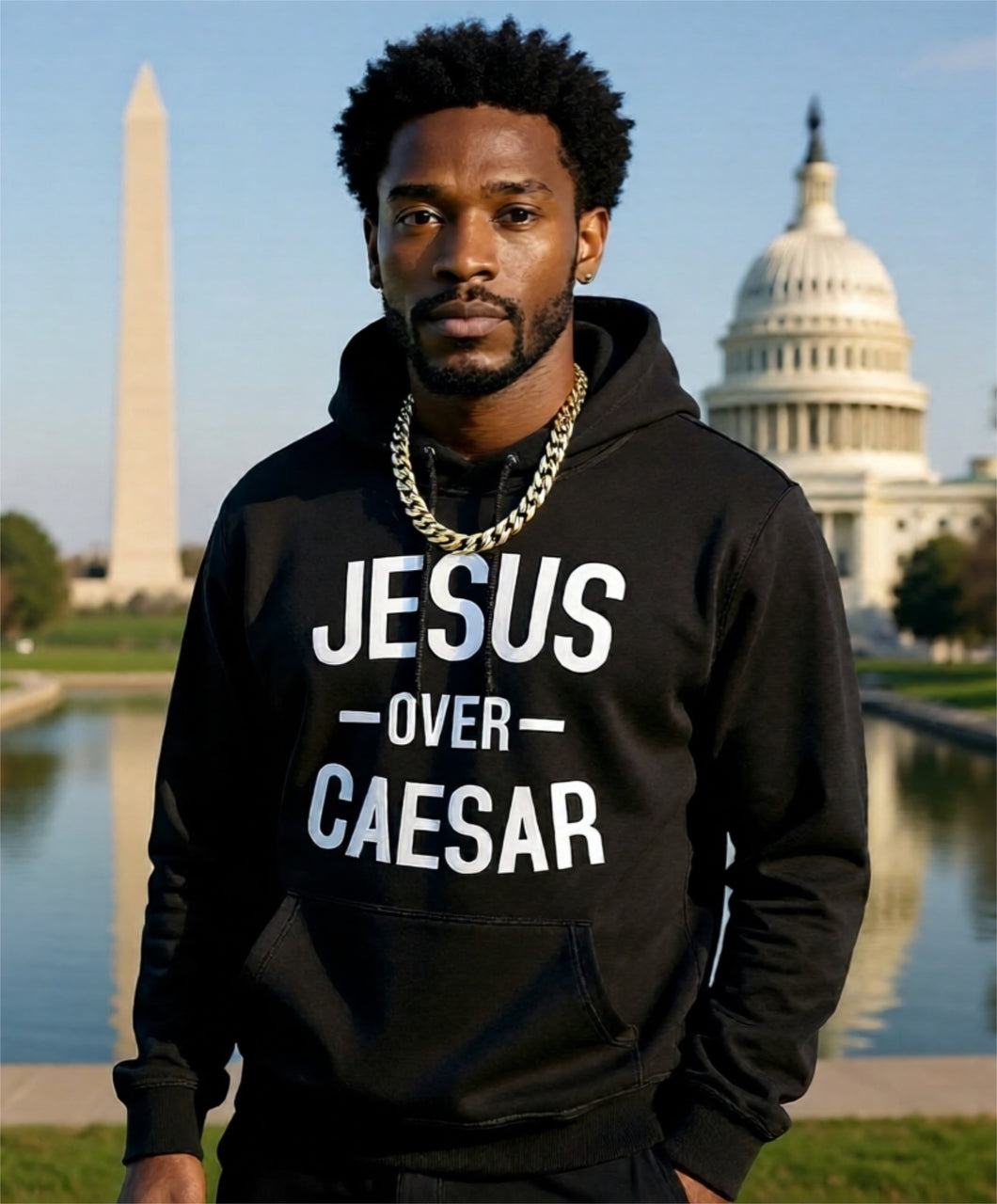 Jesus Over Caesar Hoodie
