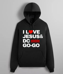 I Love Jesus & DC Go-Go Hoodie