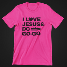 Load image into Gallery viewer, I Love Jesus &amp; DC GO-GO Tee
